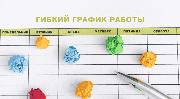 что значит гибкий график работы, условия гибкого графика, гибкий рабочий график